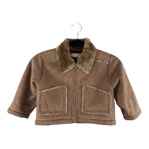 Sara's Prints Other - Widgeon Sara’s Prints Faux Suede with faux fur lining jacket